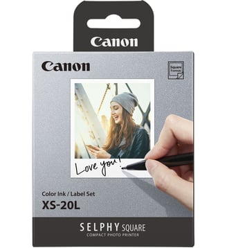 Papier photo instantané Selphy Square QX10 (x20) - Canon - Standard