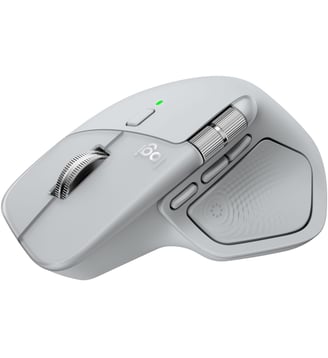 Souris sans fil rechargeable MX Master 4 Off White - Logitech - Gris