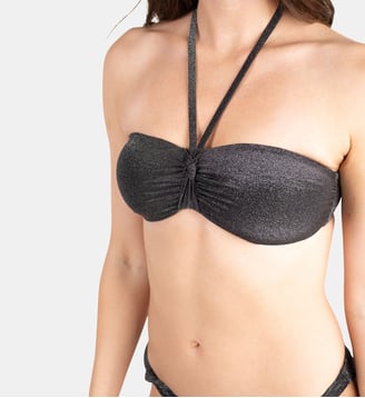 Maillot de bain, soutien-gorge bikini bandeau COMPORTA - Passionata - Noir