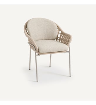 Fauteuil de table de jardin - AM.PM - Naturel