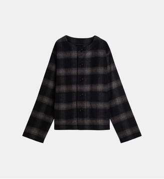 chemise cardigan en laine - Agnès b. - Noir