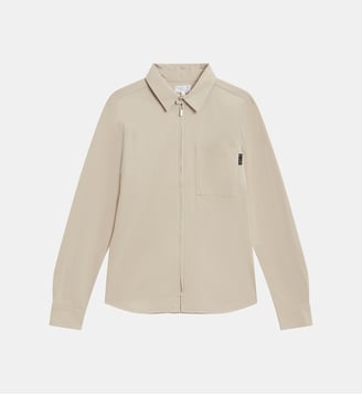 chemise en coton - Agnès b. - Marron et sable