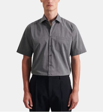 Chemise d'affaires 1/2 Regular Col Kent - Seidensticker - Gris