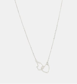 Collier chaîne fine cœurs entremêlés argenté - Balaboosté - Argenté