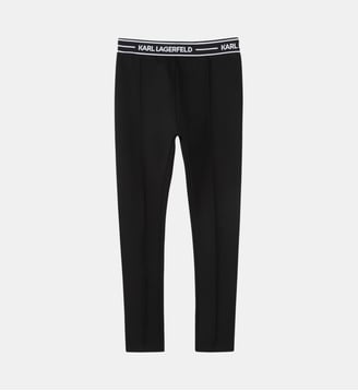 Legging en jacquard - Karl Lagerfeld Kids - Black