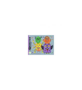 Jeux de cartes - Monstrio - Djeco - Coloris unique