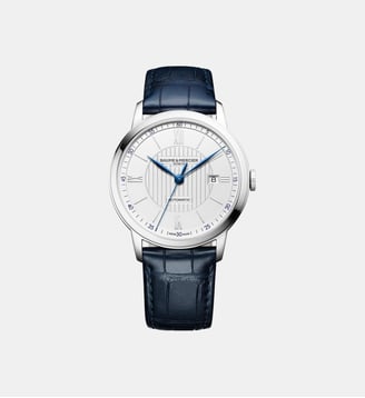 Montre automatique Classima Argenté M0A10333 - Baume & Mercier - Blanc