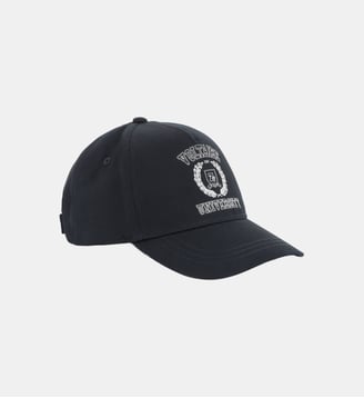 Casquette à imprimé et fermeture auto-agrippante - Zadig&Voltaire Kids - Dark blue
