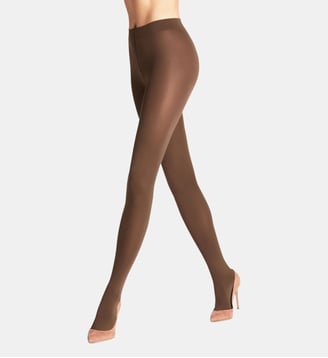 Collant Seidenglatt 80 Fibre artificielle Opaque - Falke - Marron