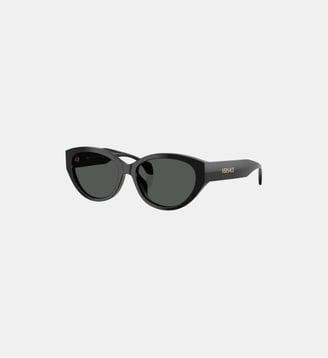 Lunettes de soleil Ovale VE4495D - Versace - Noir