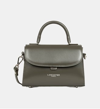 Mini sac cabas Suave Even cuir - Lancaster - Kaki foncé