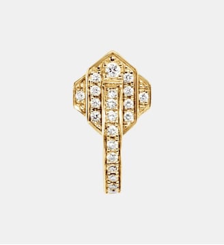 Créole Anyway - Or jaune & Diamants - Statement - Or jaune