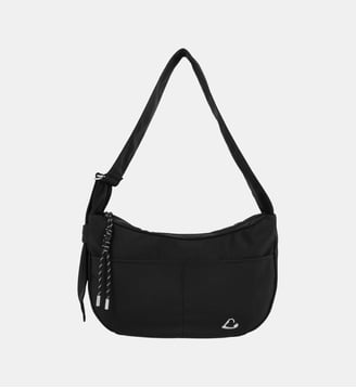Grand sac besace Basic Love - Lancaster - Noir