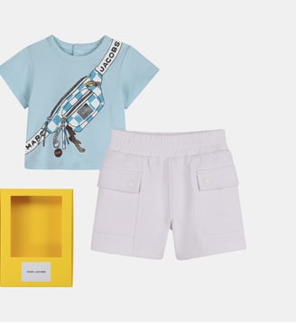 Chemisier et short ensemble - Marc Jacobs Kids - Nuage