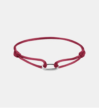Bracelet textile rouge Connect - Thomas Sabo - Argent