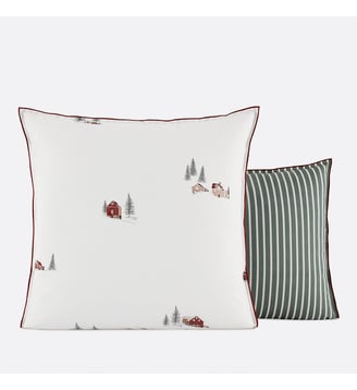 Taie d'oreiller en coton lavé La Redoute Interieurs
