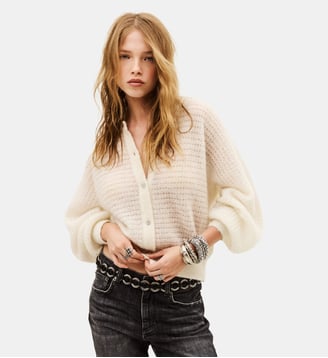 Cardigan Isolar - Ba&sh - Écru