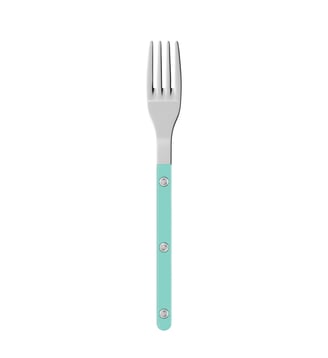 Fourchette à dessert, Bistrot Uni - Sabre - Bleu turquoise