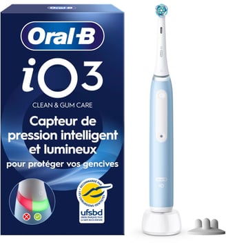 Brosse à dents électrique iO3S Bleue Oral B