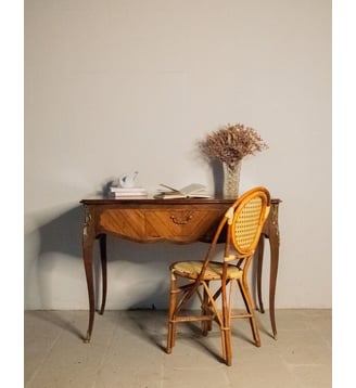 Bureau en bois Edouard N°453- Produit chiné - Debongout - Bois foncé