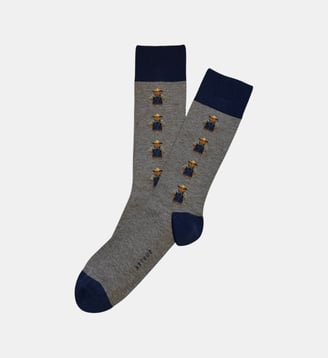 Chaussettes en coton - Pré à rêver Gris - Arthur - Gris