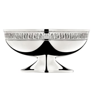 Coupelle sur pied en métal argenté - MALMAISON - Christofle - Argent