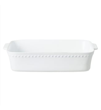 Plat à Four Rectangulaire Grand Pearl - Costa Nova - White