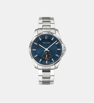 Montre Metropolitain Bleu foncé 246G161 - Pierre Lannier - Argenté