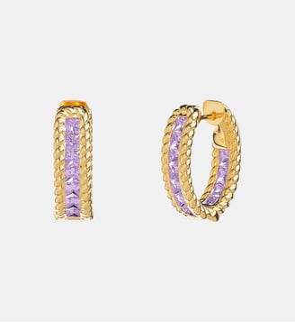 Boucles D'Oreilles Cordage - APM Monaco - Jaune