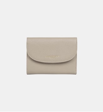 Portefeuille dos à dos Dune en cuir - Lancaster - Galet