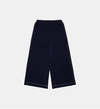 Pantalon en molleton avec logo - MAX&Co. - Bleu nuit