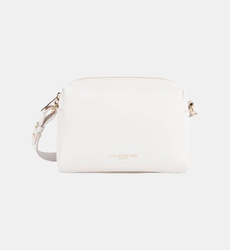 Sac trotteur Donna Cube en cuir - Lancaster - Écru