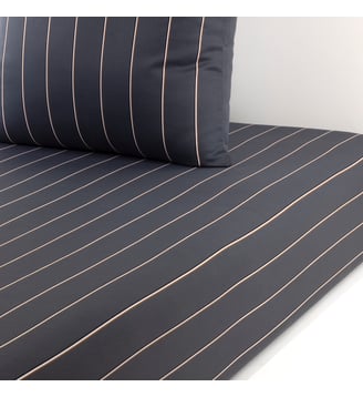 Drap housse en satin de coton Boss Home