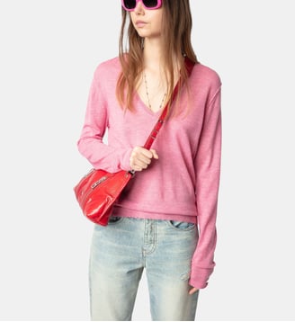 Pull Rivy 100% Cachemire - Zadig&Voltaire - Rose phlox