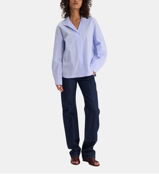Top Noa en coton - Ines de la Fressange Paris - Beige et bleu