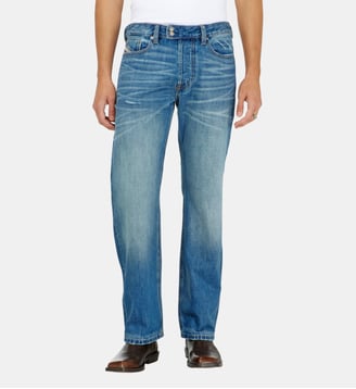 Relaxed Jeans Regular Waist 1980 D-Eeper - Diesel - Bleu moyen