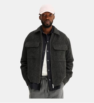 Veste ballon Kinsale - Noyoco - Anthracite à chevrons