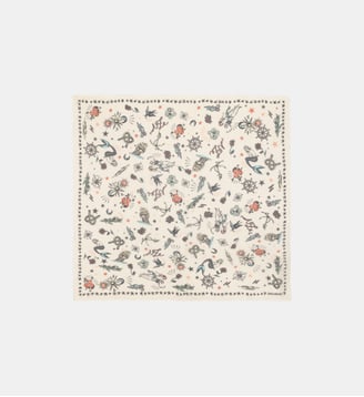 Foulard Kerry Tattoo 135 - Zadig&Voltaire - Blanc flash