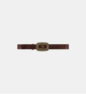 Ceinture en cuir Boni - Ba&sh - Marron