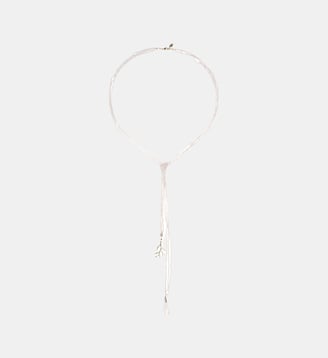 Collier de perles cravate NEPTUN - Hipanema - Blanc