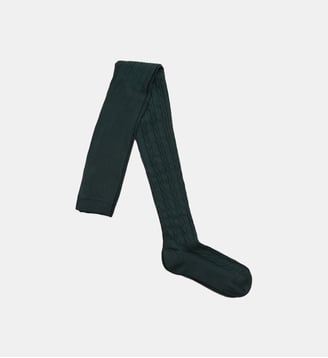 Collants  avec torsades - Cyrillus - Bleu marine