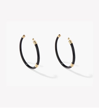 Boucles d'oreilles Positano - Aurélie Bidermann - Noir