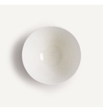 Lot de 4 assiettes à pâtes en grès émaillé - AM.PM - Blanc