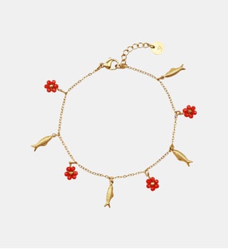 Bracelet Nélie Rouge - Les Cléias - Rouge