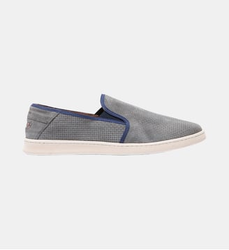 Slip-on Combourg nubuck texturé - Le Formier - Gris