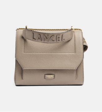 Sac à main à rabat Ninon en cuir - Lancel - Gris