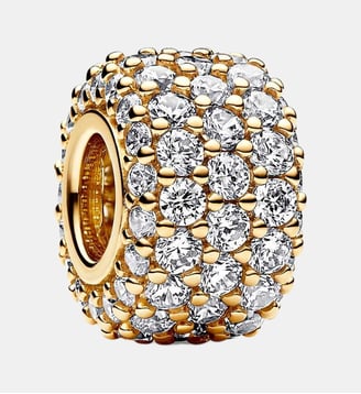 Charm Triple Rang Pavé Scintillant - Pandora - Doré