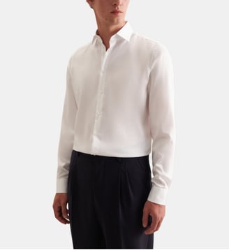 Chemise d'affaires Extra longue Col Kent - Seidensticker - Blanc
