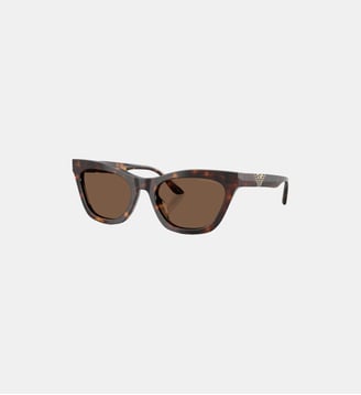 Lunettes de soleil Œil de chat EA4259U - Emporio Armani - Havane