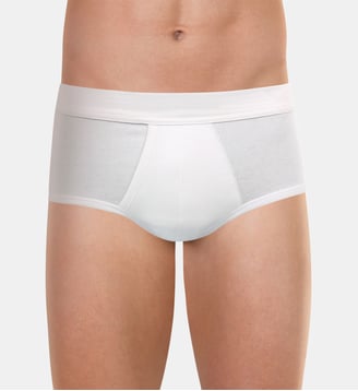 Slip uni taille haute ouvert - Eminence - Blanc